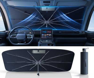 Keep Your Car Cool & Protected with Premium Windshield Sun Shade