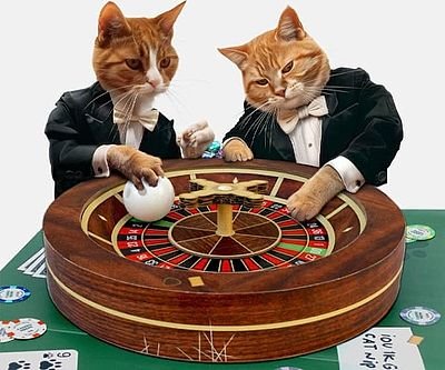 Casino Roulette Wheel Cat Scratcher Toy