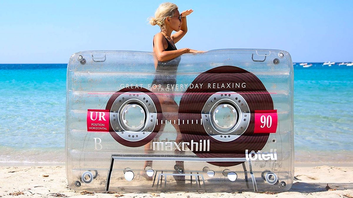 Cassette Tape Pool Float