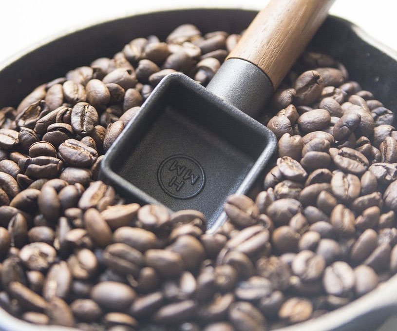 HMM Cast Iron & Teak Coffee Scoop