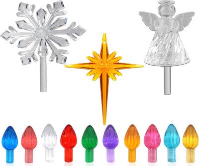 Colorful Ceramic Christmas Tree Replacement Bulbs