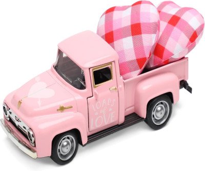 Charming Vintage Metal Truck for Lovebirds