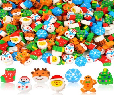 240-Piece Christmas Eraser Collection