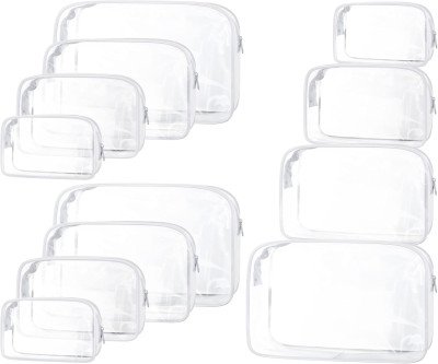 Clear Travel Toiletry Bag Set - See Everything Instantly