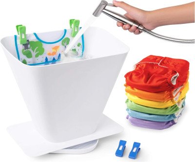 Stress-Free Diaper Sprayer Shield - Splatter Protection Made Simple