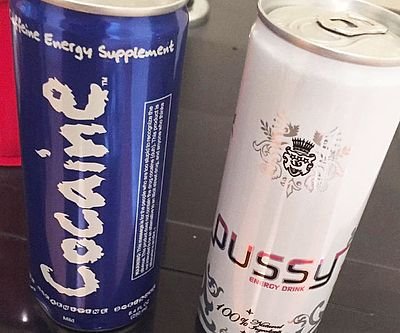 Cocaine And Pussy Energy Drinks