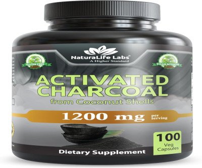Coconut Shell Activated Charcoal – 1200mg Detox Capsules