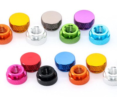 Colorful Aluminum Nuts for Creative DIY Projects