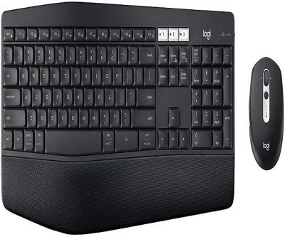 Comfort Wireless Keyboard & Mouse Combo for Multi-Device Productivity