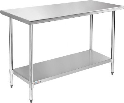 Commercial-Grade NSF Stainless Steel Work Table