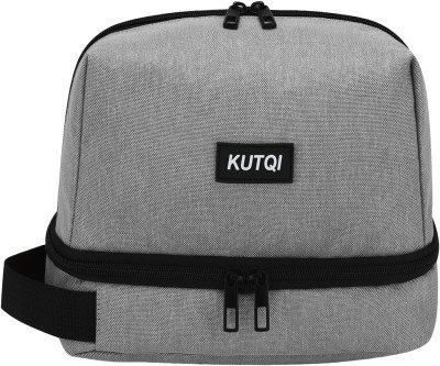 Compact Hanging Toiletry Bag Organizer - Waterproof Travel Storage Solution