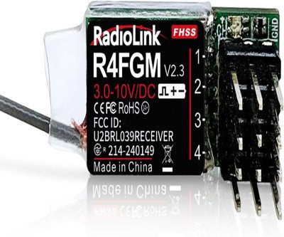 Compact RC Gyro Receiver for Mini Car Precision