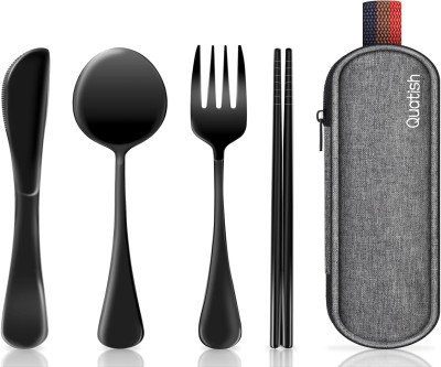 Compact Travel Utensils Set for On-the-Go Dining