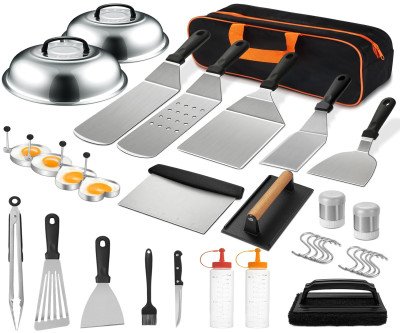 Complete Griddle Accessory Kit for Perfect Outdoor BBQs