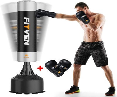 Complete Home Boxing Kit - Freestanding Bag with Gloves
