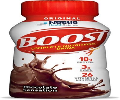 Complete Nutrition Boost in Rich Chocolate Bottles