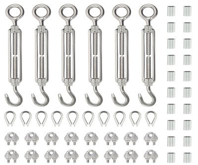 Complete Stainless Steel Wire Rope Kit for Professional Projects