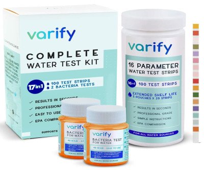 Complete Water Test Kit - 17in1 Safety Testing for Home Water Quality