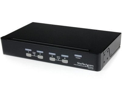 Control 4 Computers from One Monitor: Professional USB KVM Switch