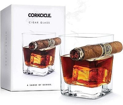 Corkcicle Cigar Holding Glass