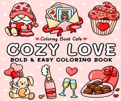 Cozy Love: A Charming Coloring Book for Relaxation
