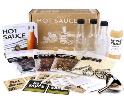 Craft Your Own Gourmet Hot Sauce - Deluxe DIY Kit for Men