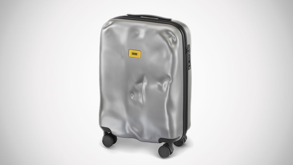 Crash Baggage Icon Busted-Up Suitcase