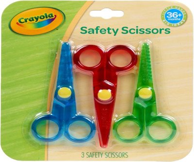 Crayola Toddler Safety Scissors – 3 Pack for Creative Learning