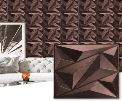 Create Stunning 3D Accent Walls with Antique Copper Panels