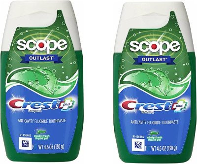 Double Pack: Crest Complete Whitening & Fresh Breath Toothpaste