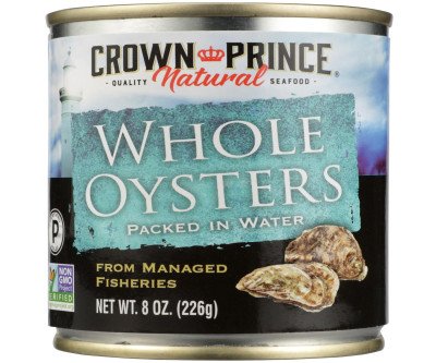 Crown Prince Natural Whole Oysters in Water