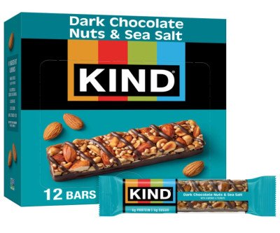 Crunchy Dark Chocolate Nuts & Sea Salt Bars – 6g Protein