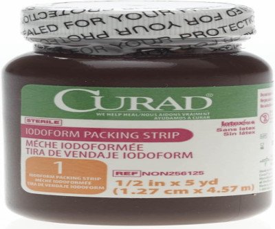 Curad Iodoform Sterile Packing Strip for Wounds