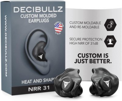 Custom Earplugs Mold to Block 31dB Noise Everywhere