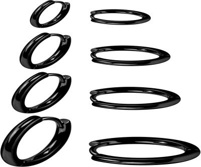 Dainty Gold Huggie Hoops: Hypoallergenic Stackable Set