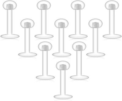 D.Bella Clear Cartilage Earrings - 16 Pcs Set