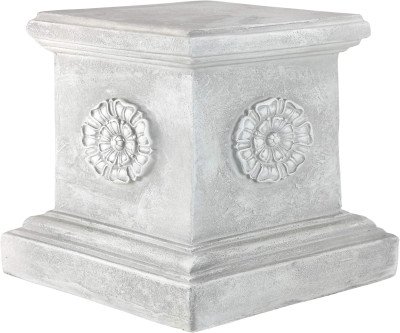 Elevate Your Garden Displays with Classic Rosette Pedestal