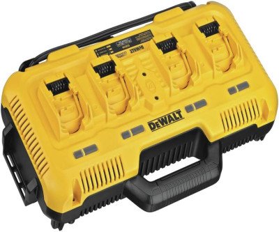 4-Port Fast Charger: Power Up All Your DEWALT Batteries Simultaneously