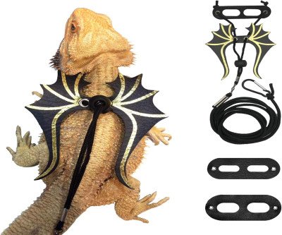 Dino-Themed Harness for Bearded Dragons