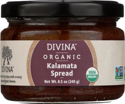 Delicious Divina Organic Kalamata Olive Spread