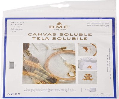 DMC Water Soluble Cross Stitch Canvas for Creative Projects