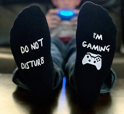 Do Not Disturb / I'm Gaming Socks