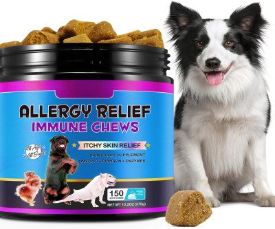 Dog Allergy Relief Chews - Soothe Itchy Skin & Hot Spots