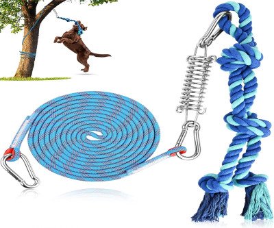 Dog Bungee Toy: Solo Tug-of-War for Energetic Large Breeds