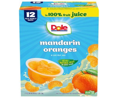 Dole Mandarin Oranges Snack Cups - Healthy & Convenient
