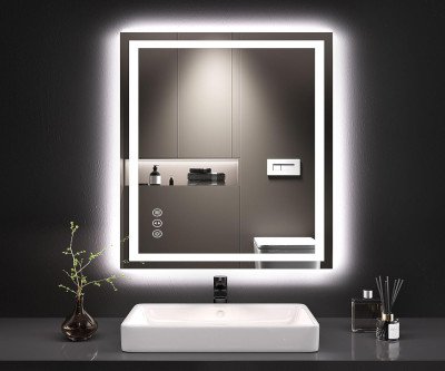 Double Lit LED Bathroom Mirror with Anti-Fog & Memory Function