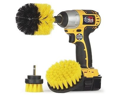 Drill Brush Cleaning Scrubber Attachments