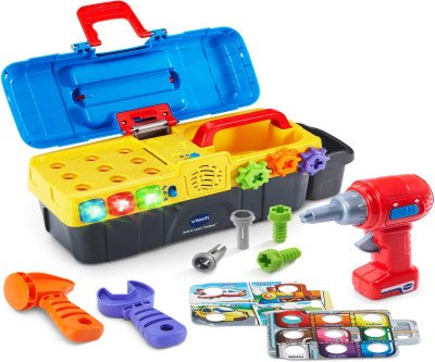 Drill & Learn Toolbox: Interactive Fix-It Fun for Little Builders