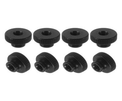 Durable Carbon Steel Knurled Thumb Nuts for 3D Printers