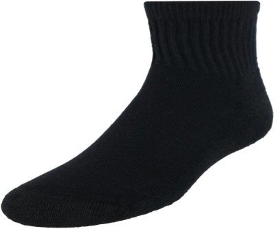 Durable Cushioned Ankle Socks for Boys - 12 Pairs